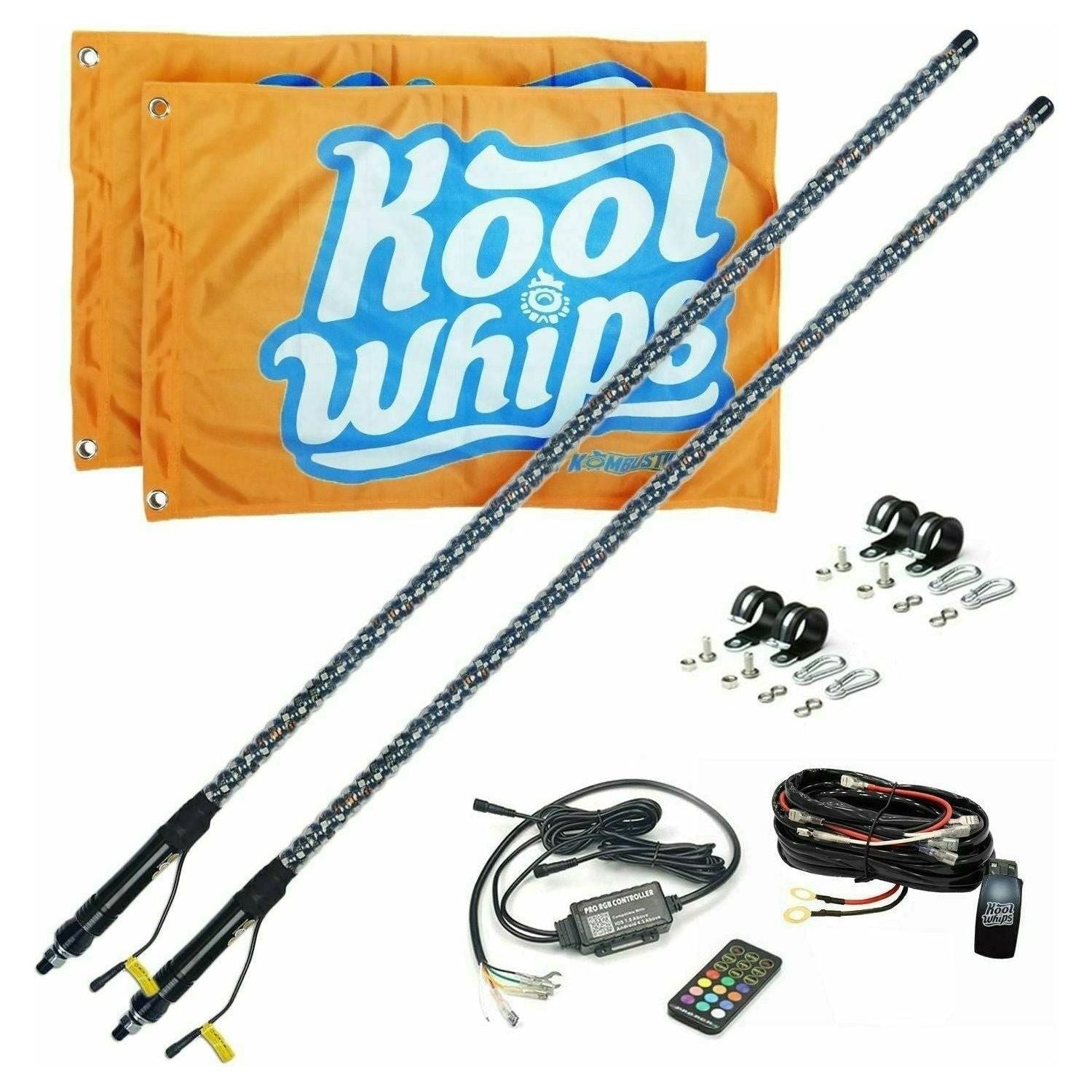 Kool Whips 5ft LED Whips (Pair)