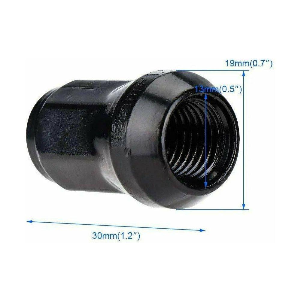 UTV 5 Lug Nut Set M12x1.5 with Key