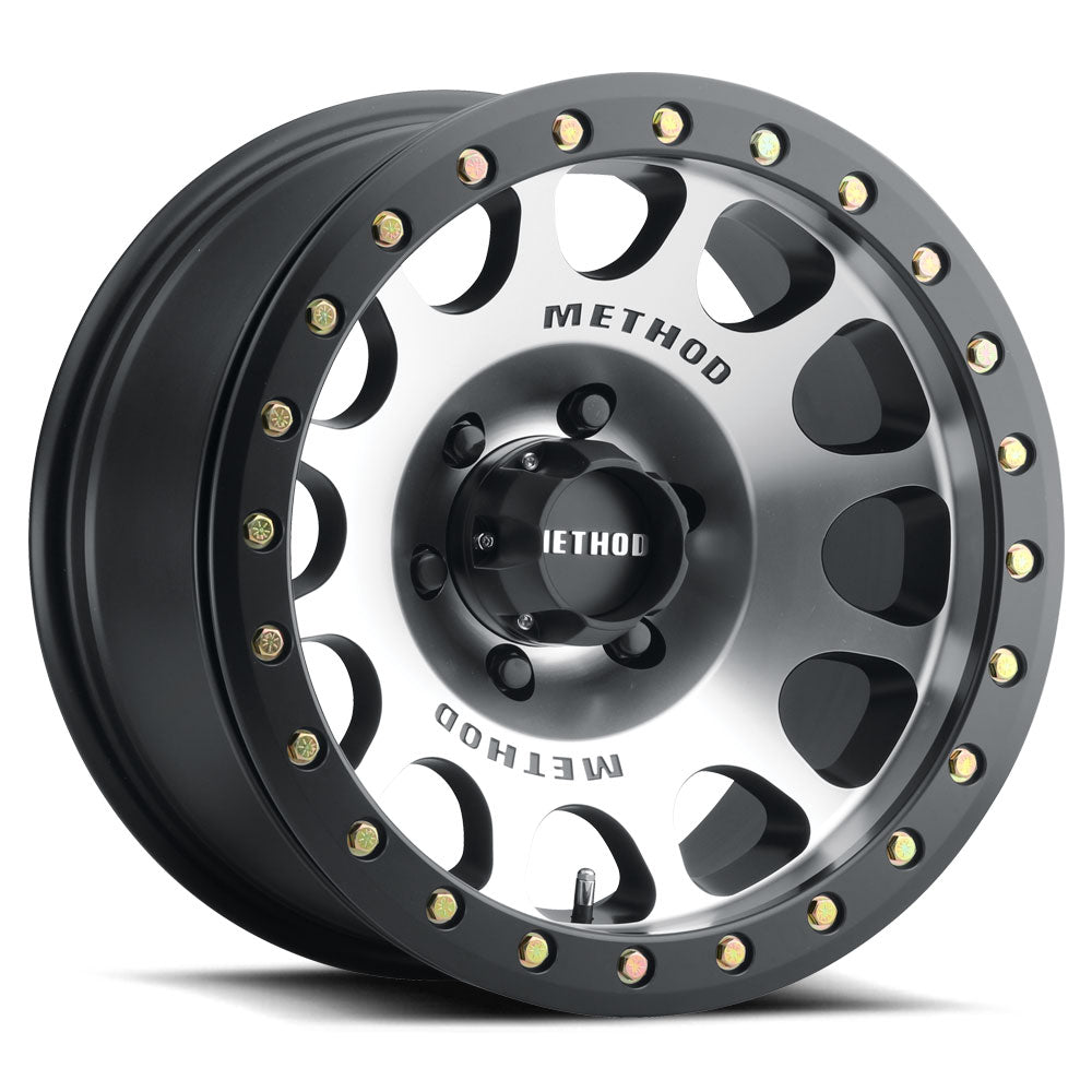 Method Race Wheels MR105 Beadlock - MACHINED - MATTE BLACK RING