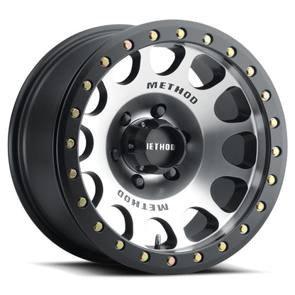 Method Race Wheels MR105 Beadlock - MACHINED - MATTE BLACK RING