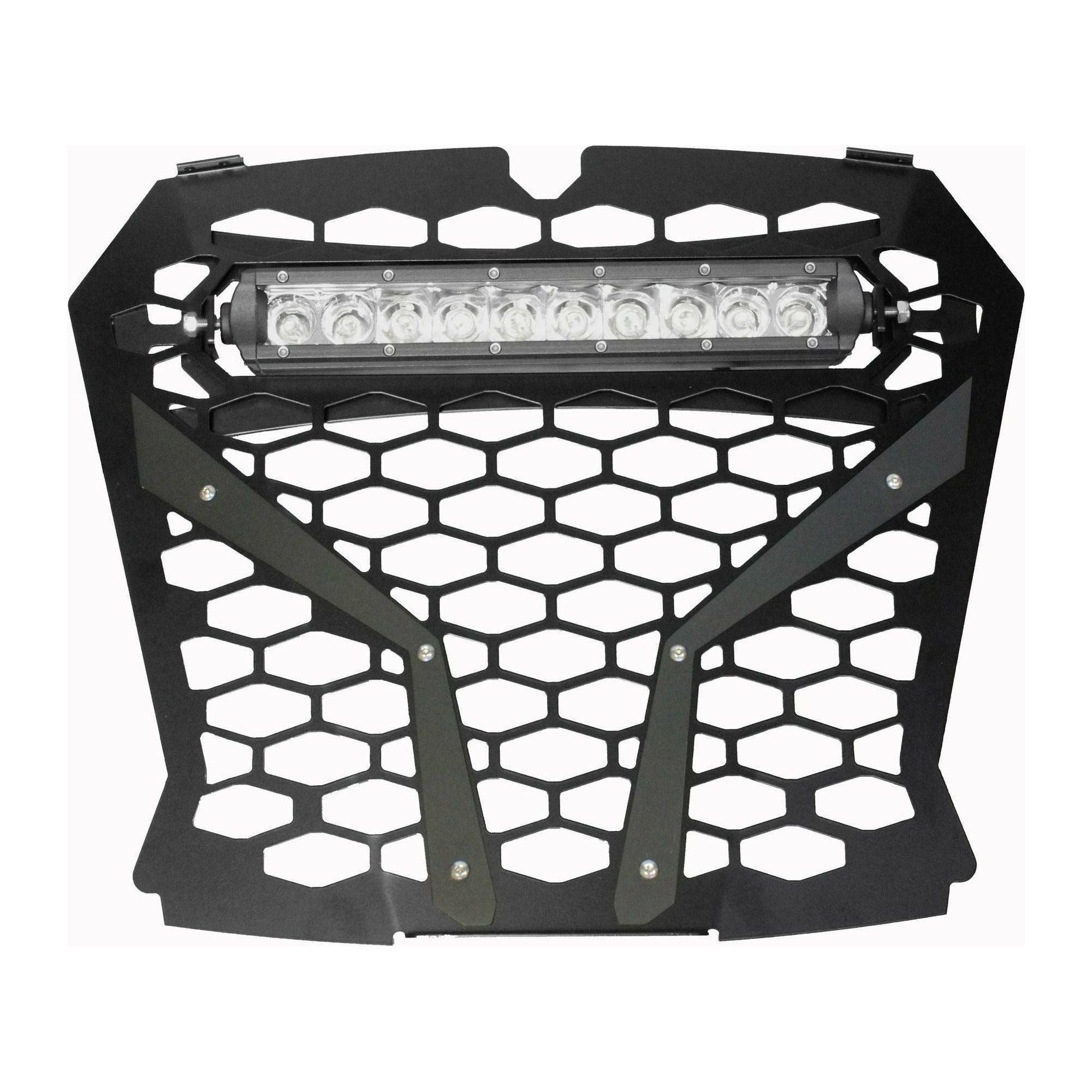 Polaris RZR Turbo S Front Grille with Light Pocket