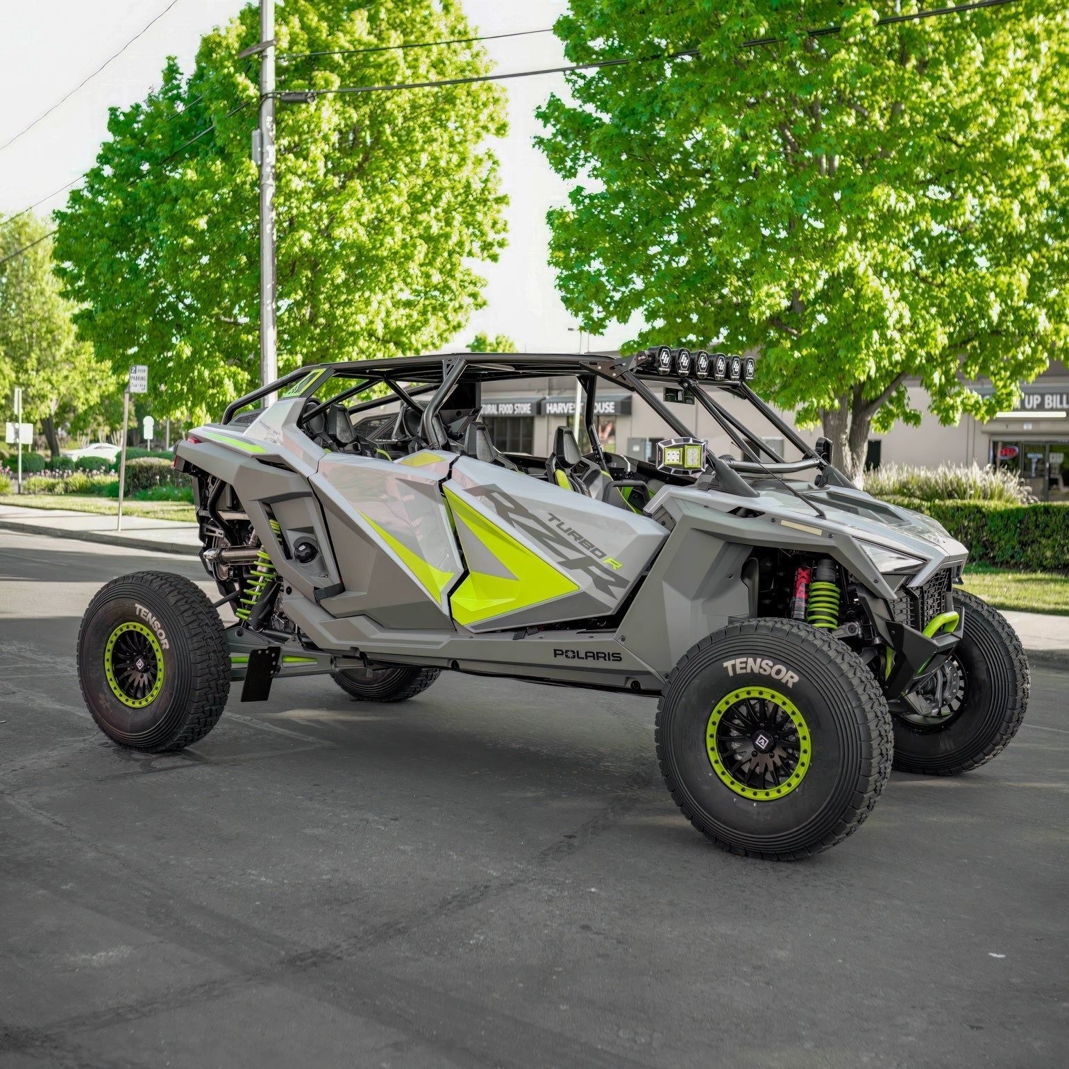 Polaris RZR Turbo R 4 Raw Fastback Shorty Cage