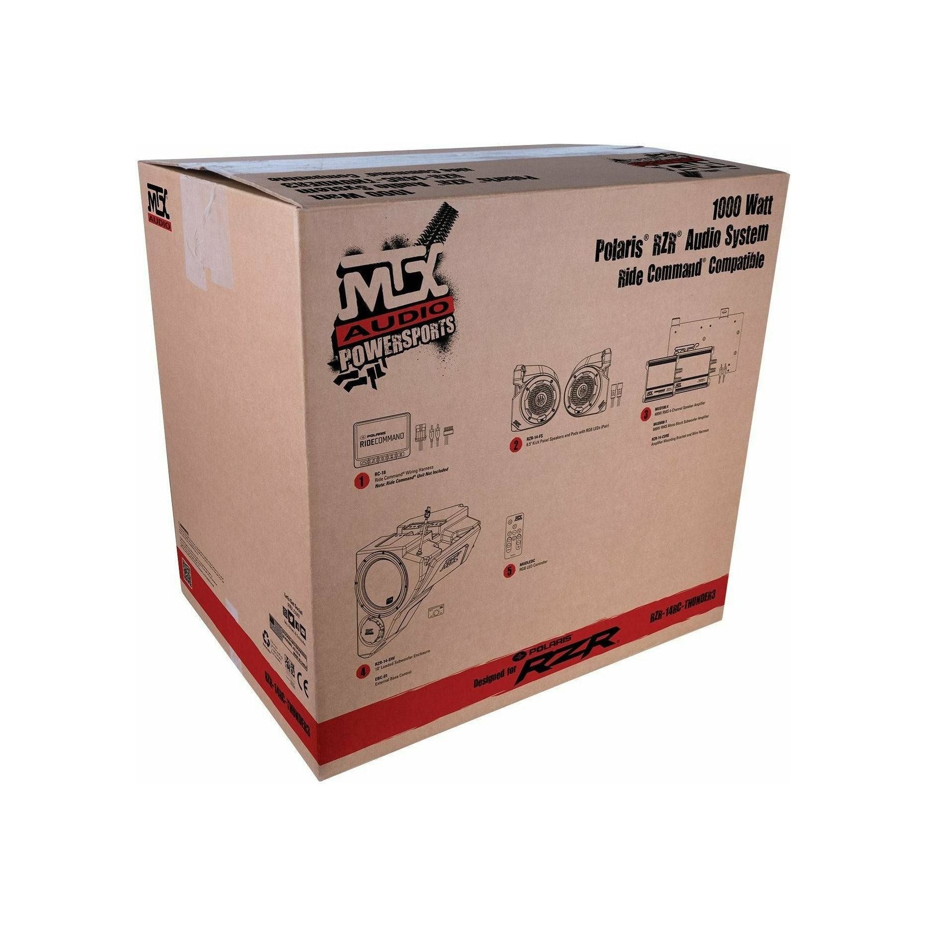 Polaris RZR Ride Command Stage 3 Audio System