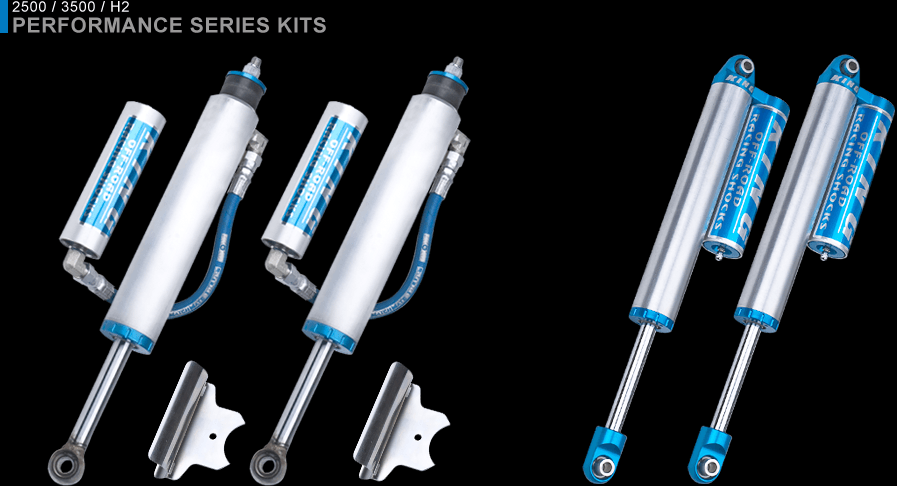 King Performance Series Rear OEM shock kit for Chevrolet/GMC 2500HD 4wd & 2wd 2001-2010