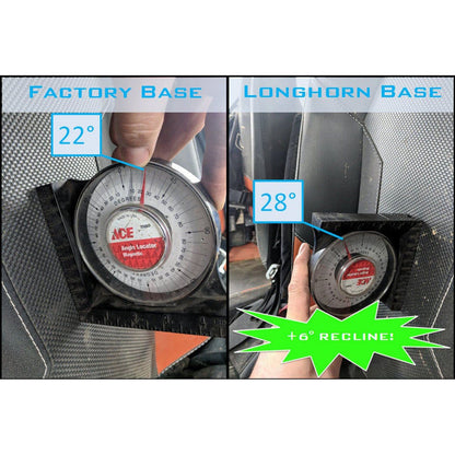 Polaris General / RZR Lower and Recline Seat Bases (Pair)