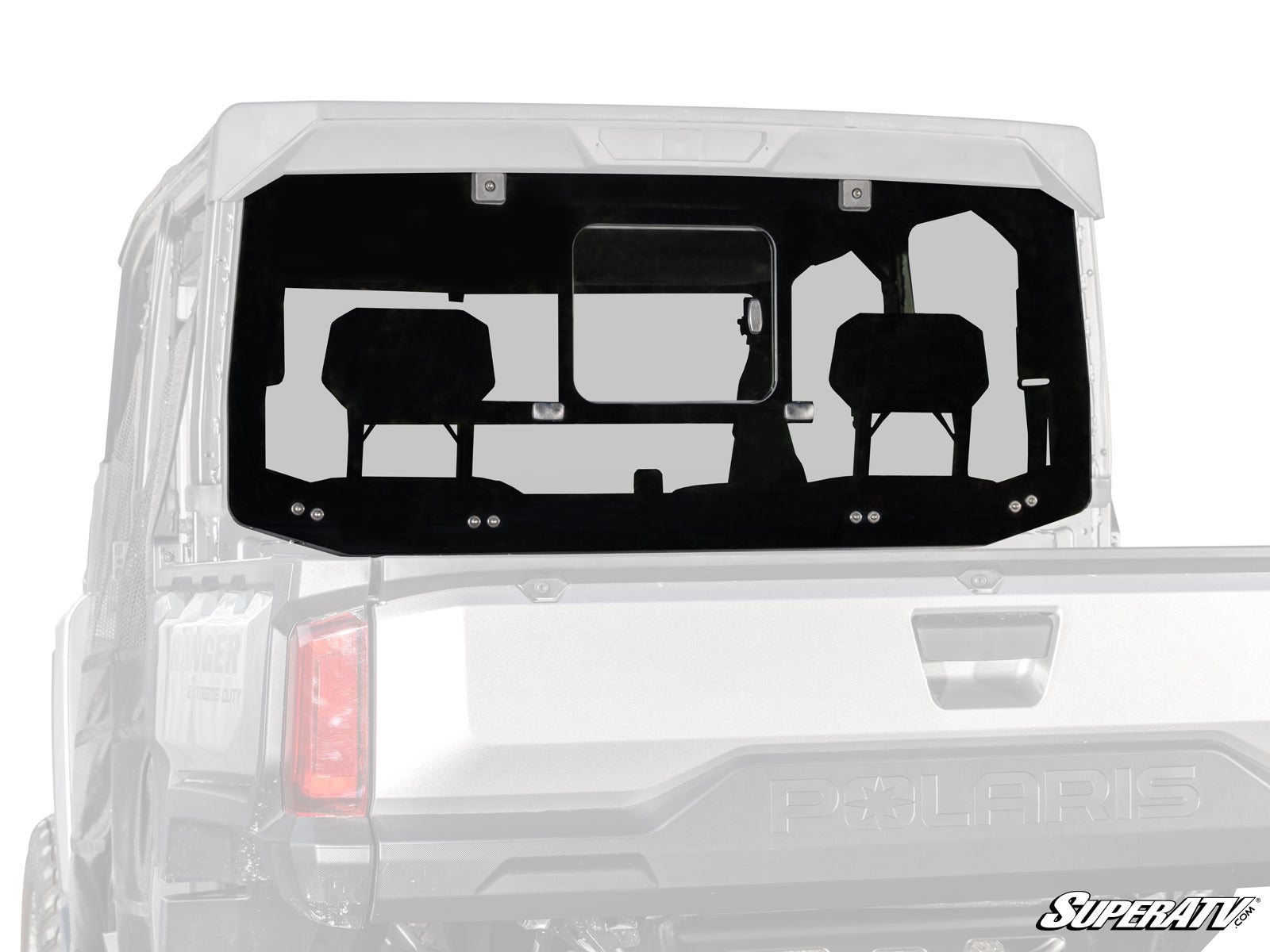 Polaris Ranger XD 1500 Glass Sliding Rear Windshield