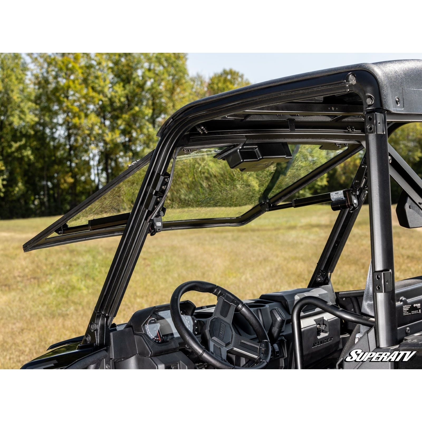 Polaris Ranger XP Kinetic MaxDrive Power Flip Glass Windshield