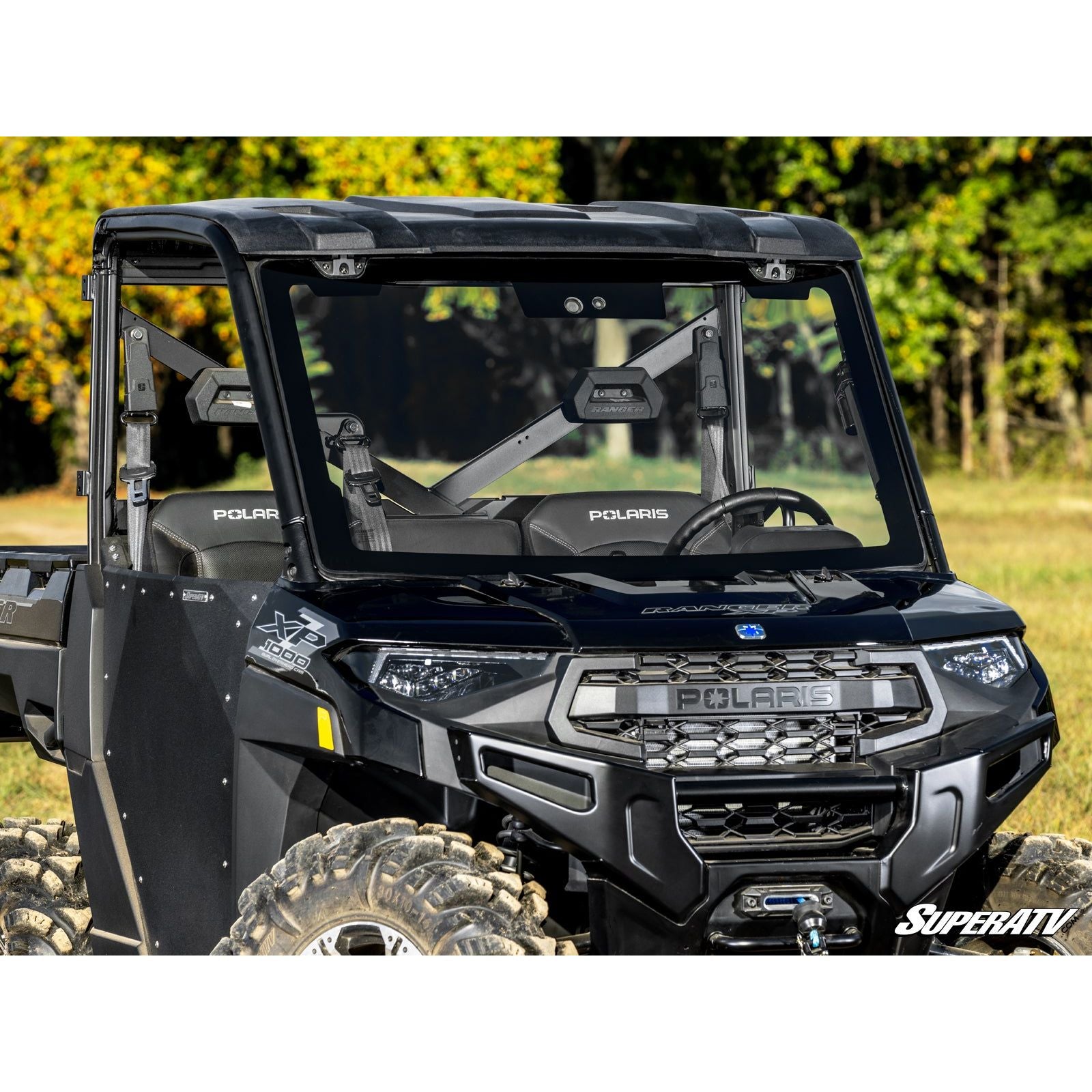 Polaris Ranger XP 1000 MaxDrive Power Flip Glass Windshield