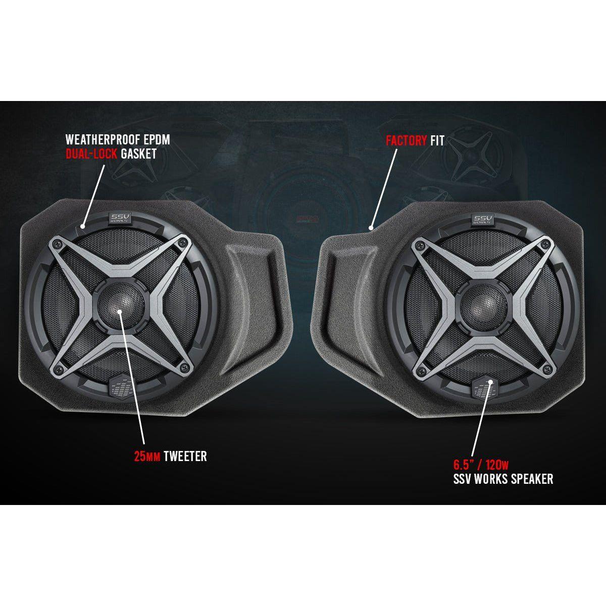 Polaris Ranger XP 1000 Ride Command A-Spec 3 Speaker Audio System
