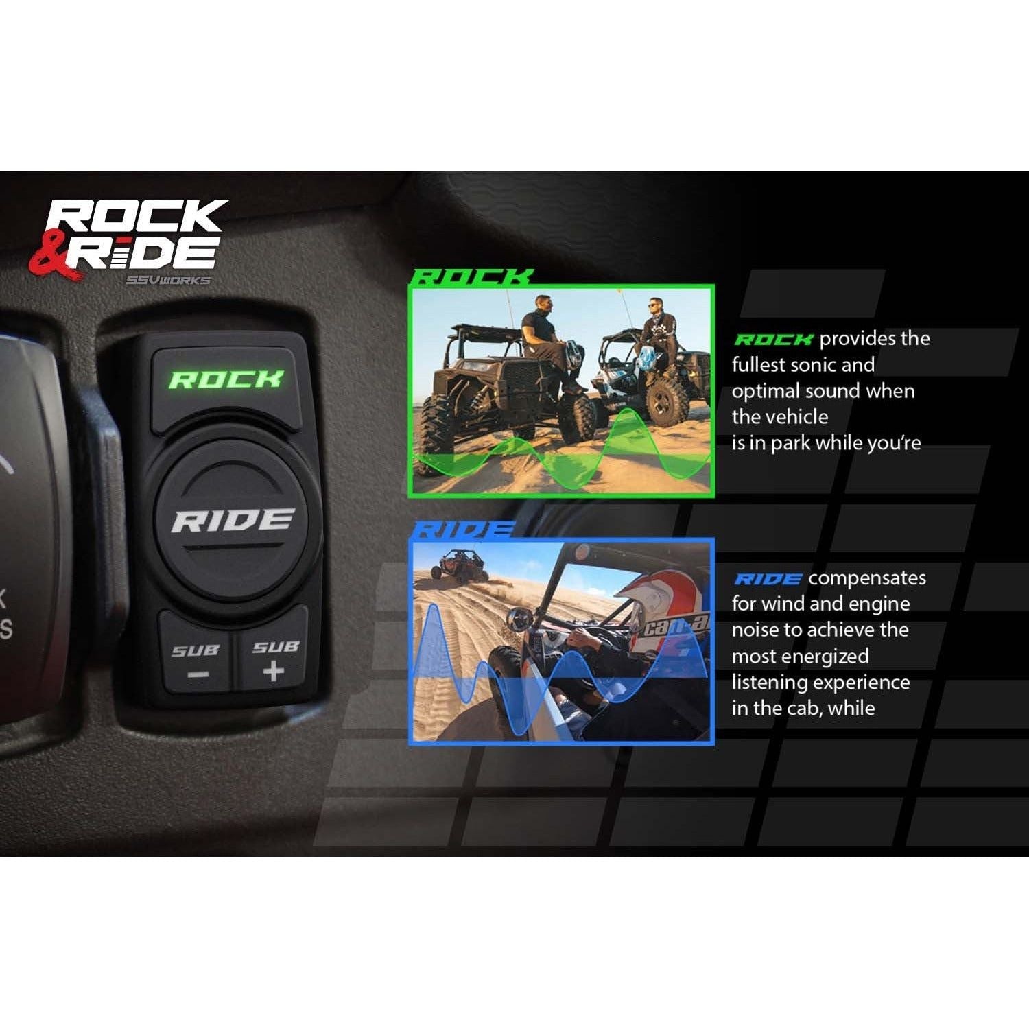 Polaris Ranger XP 1000 Ride Command A-Spec 5 Speaker Audio System