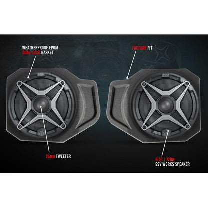 Polaris Ranger XP 1000 Ride Command A-Spec 5 Speaker Audio System