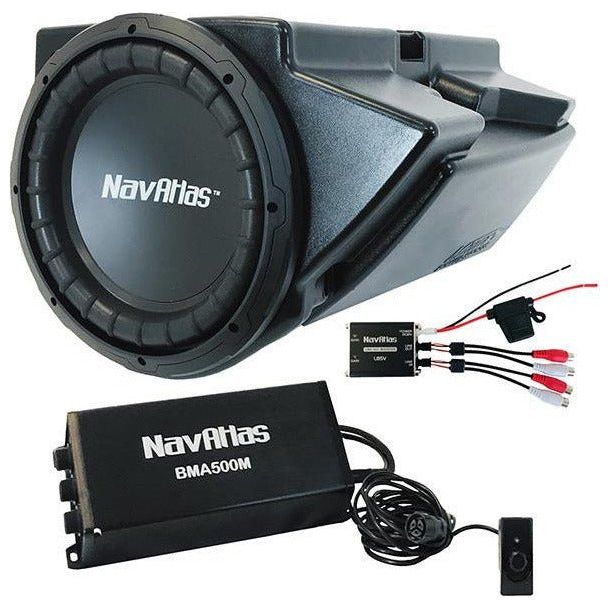 Polaris RZR Amplified Subwoofer Glovebox Enclosure