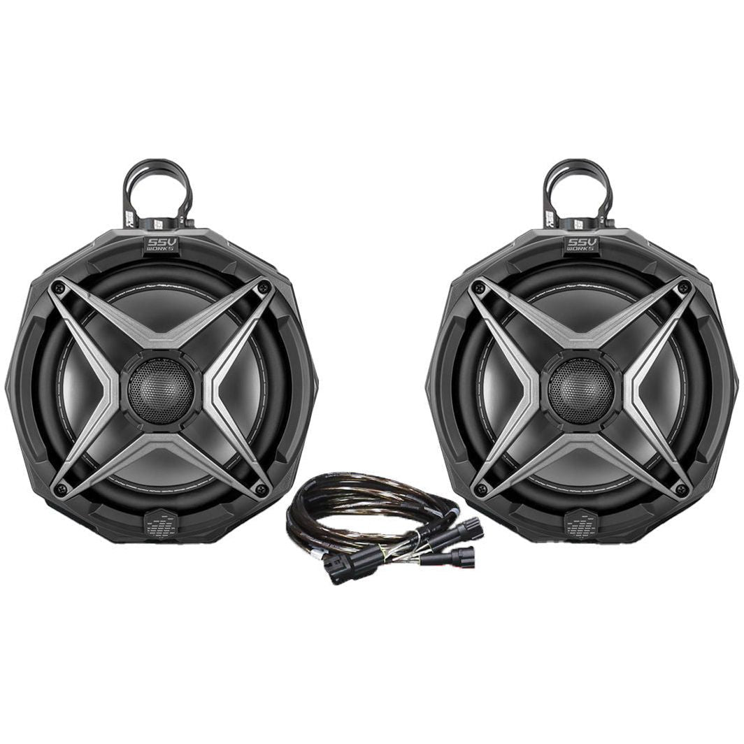 Polaris RZR Pro / Turbo R Ride Command 8" Cage Mount Speaker Pods