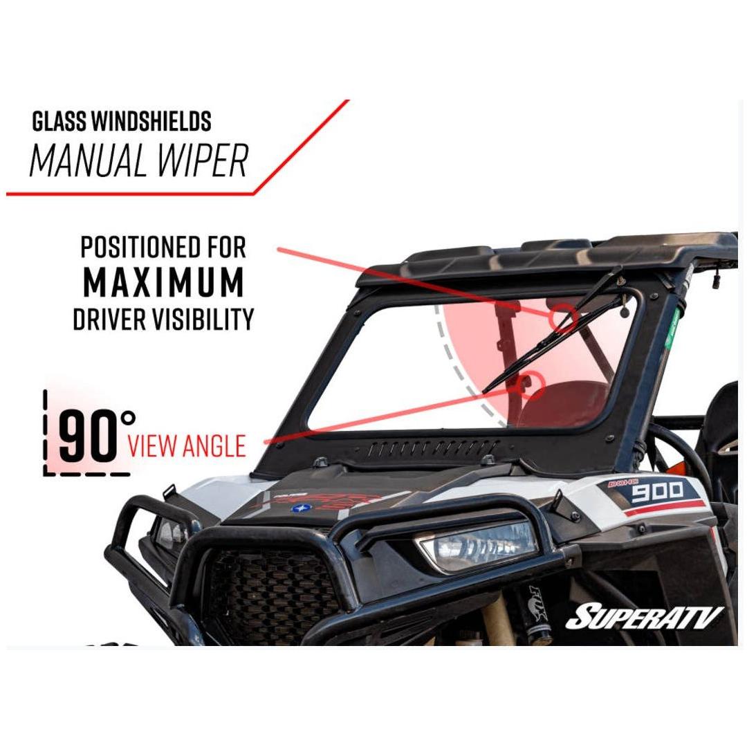 Polaris RZR Turbo S Glass Windshield