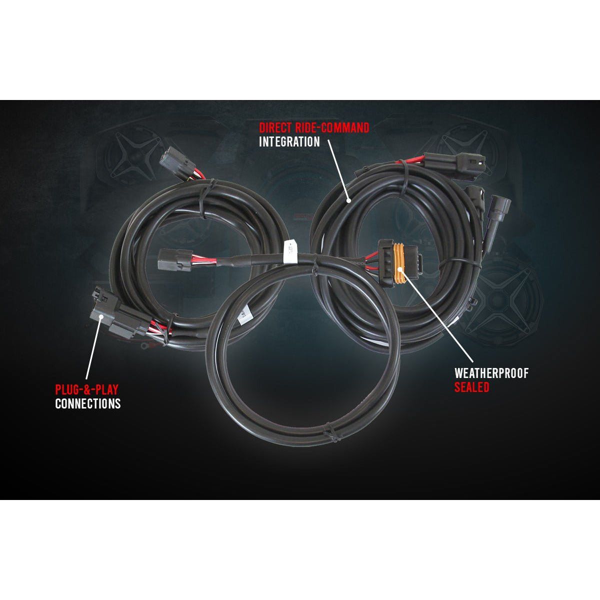 Polaris RZR Ride Command A-Spec 5 Speaker Plug-&-Play System