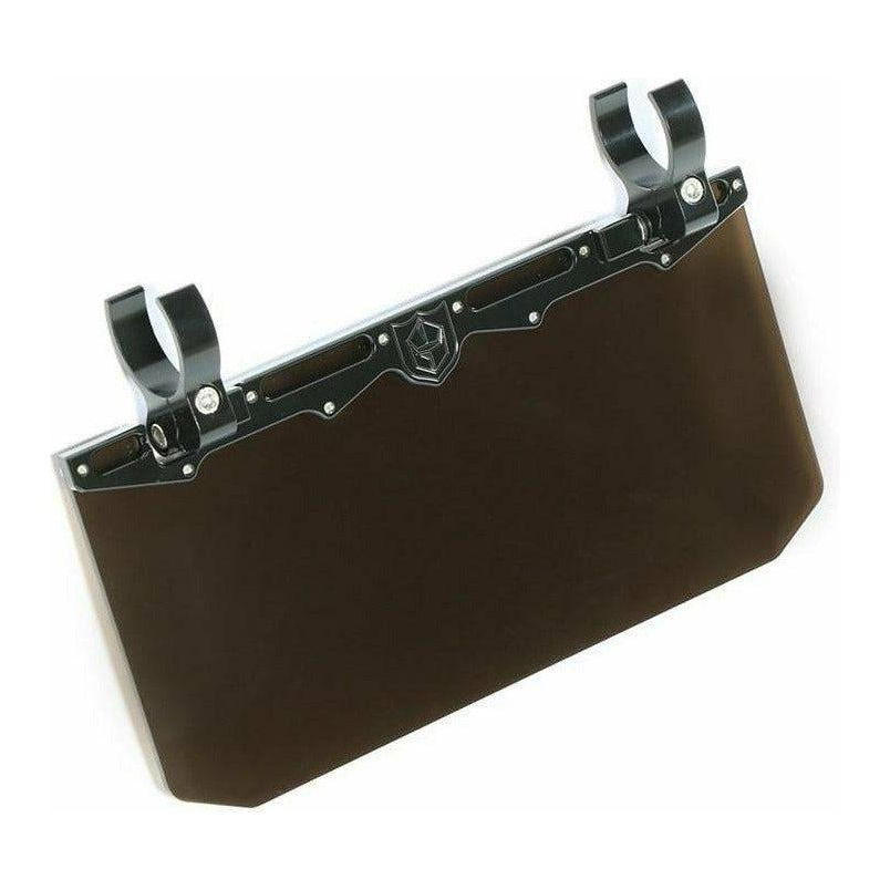 12" Tinted Aluminum Visor (1.75" Clamps)