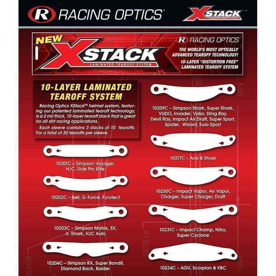 XStack Tear Offs for Stilo ST6 - 10265C
