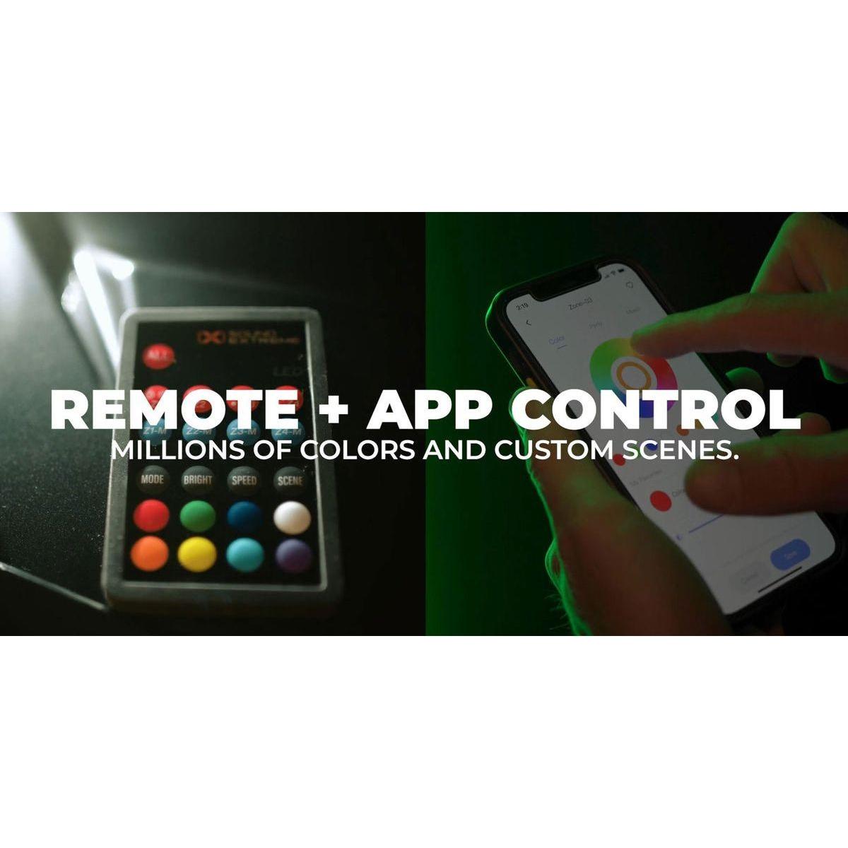 Extreme 2 FT Whips (Pair) + Controller