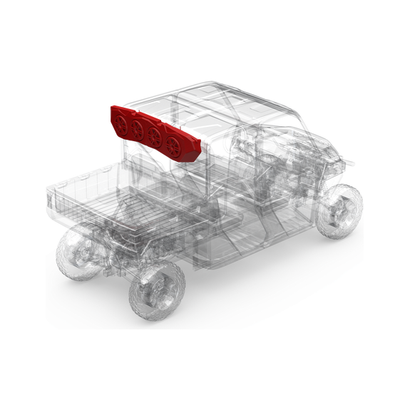 Polaris Ranger XP 1000 Rear Audio Cap