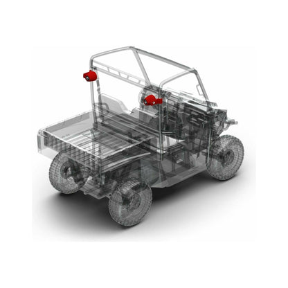 Polaris Ranger (2015-2017) Rear Speaker Kit