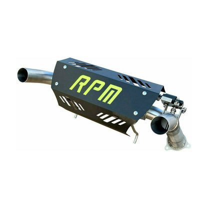Polaris RZR Turbo Dual Tip Captain's Choice Exhaust