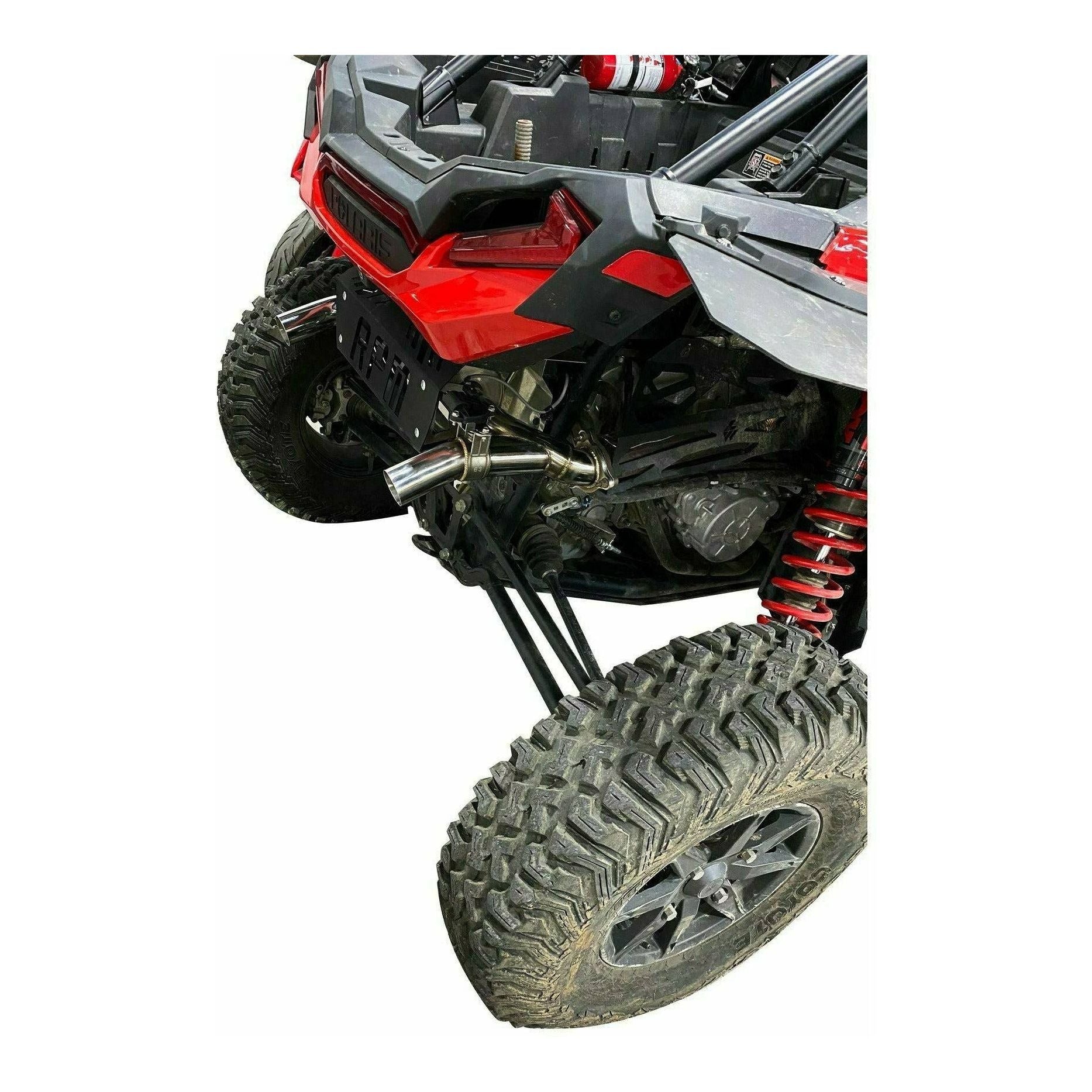 Polaris RZR Turbo Dual Tip Captain's Choice Exhaust