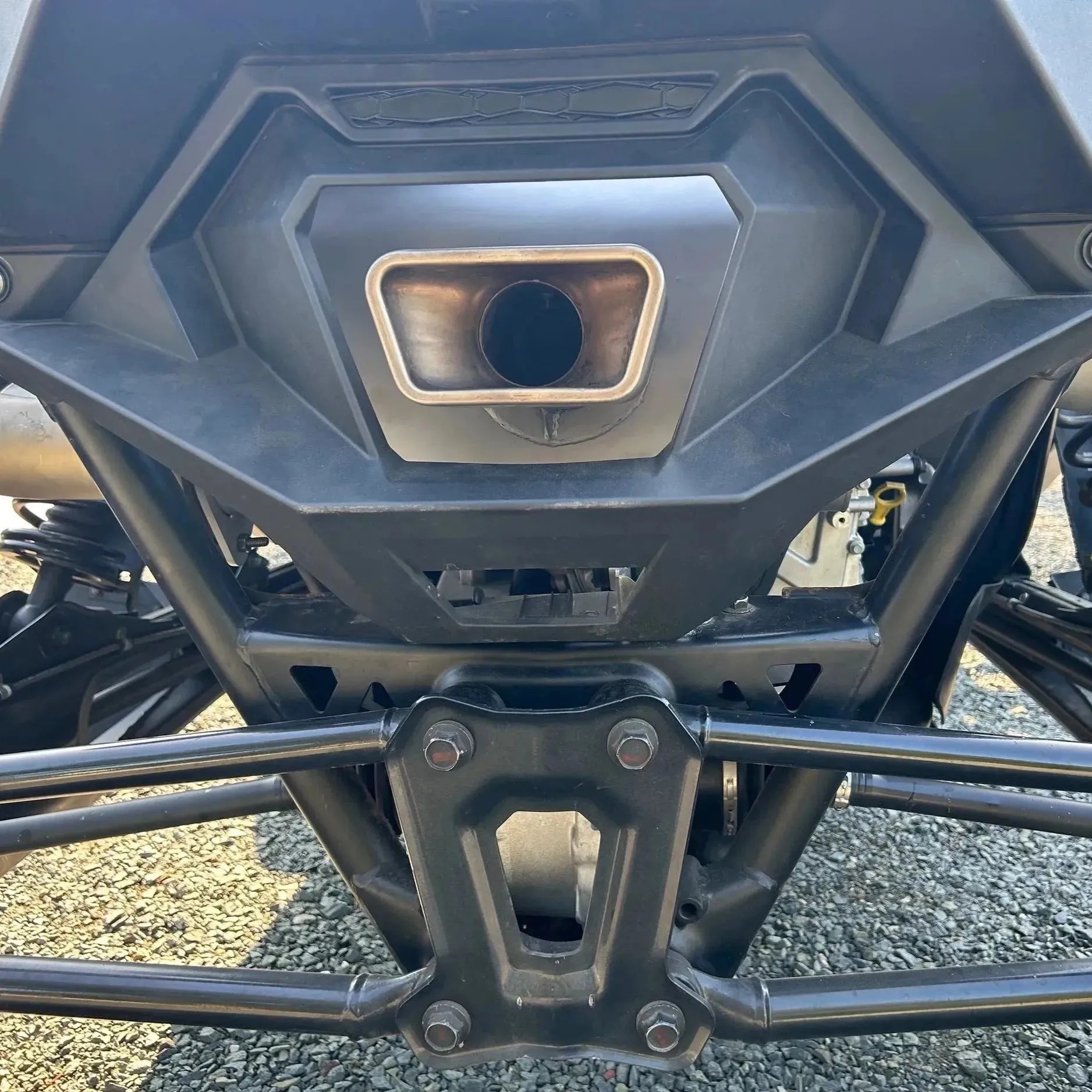 Polaris RZR Pro R Slip-On Exhaust with Center Exit & 3" Side Dump
