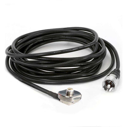 15 Ft Antenna Coax Cable with 3/8 NMO Mount