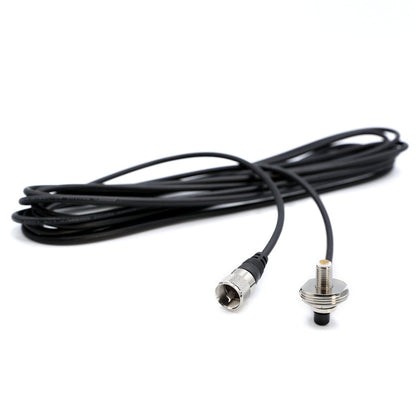 17 Ft Antenna Coax Cable with 3/8  NMO (TM) Thick Mount