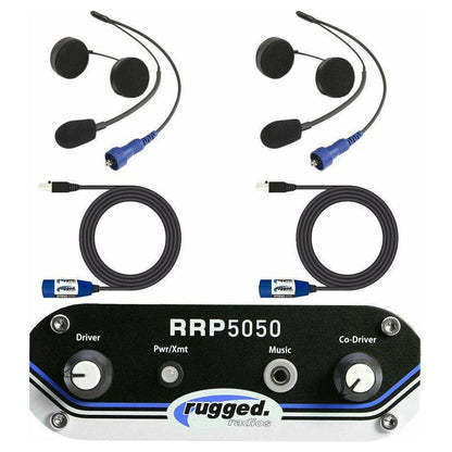 RRP5050 2 Person Helmet Kit Intercom System