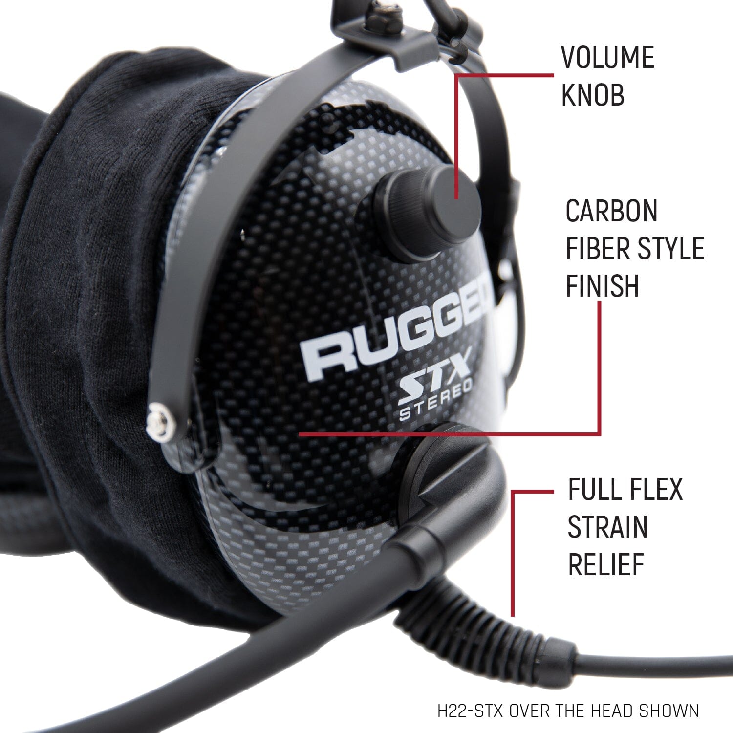 ULTIMATE Alpha Audio Stereo Headset with Volume Control (OTH and BTH)