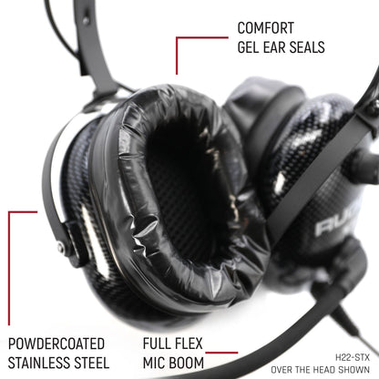 ULTIMATE Alpha Audio Stereo Headset with Volume Control (OTH and BTH)