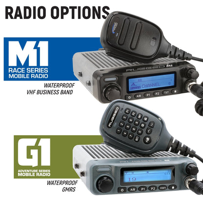 Polaris General Complete Communication Kit with Bluetooth Intercom and 2-Way Radio