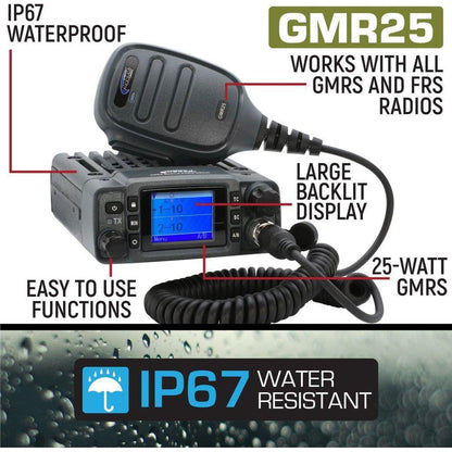 GMR25 Waterproof Mobile Radio