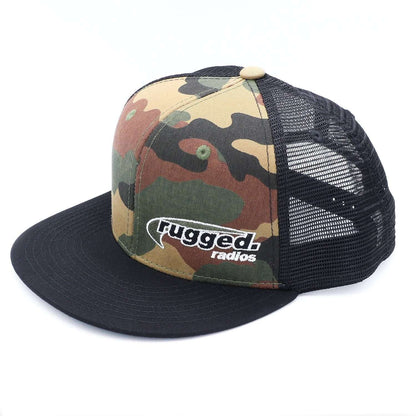 Rugged Radios Flat Bill Snapback Hat