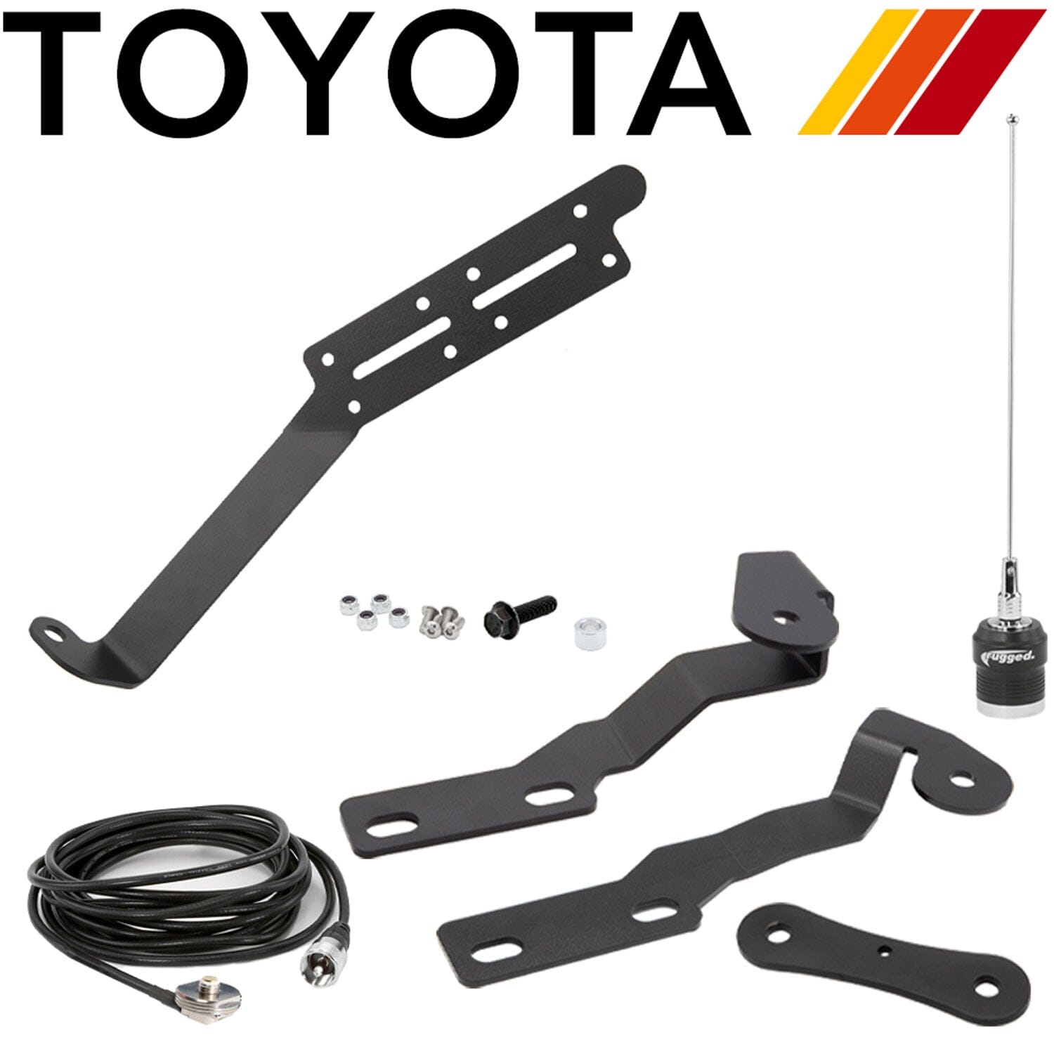 Toyota Tacoma 4Runner Sequoia Lexus Two-Way GMRS Mobile Radio Kit