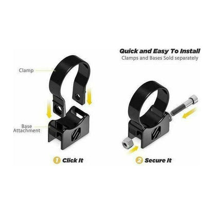 BaseClamp 18" Panoramic Rear View Mirror w/ 1.875" Clamps For X3 (Garage Sale)