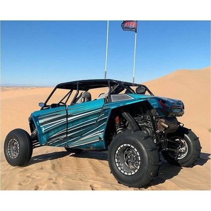 Polaris RZR 4 Raw Fastback Shorty Cage