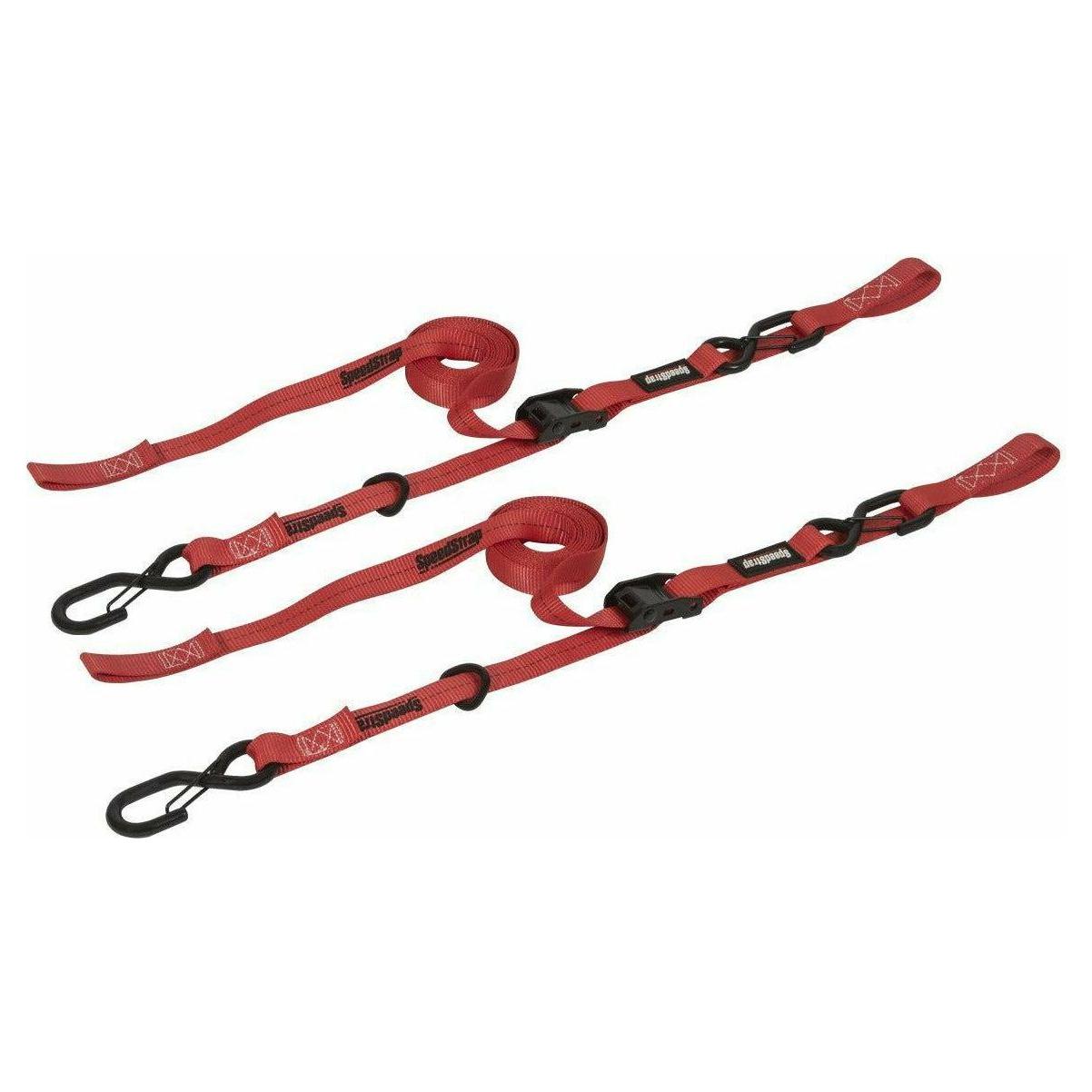 1"x10' Cam-Lock Tie Down with Snap S Hooks and Soft-Tie (2 Pack) (GARAGE SALE)