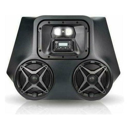 Polaris RZR 2 Speaker Overhead Weatherproof Audio System with Dome Light