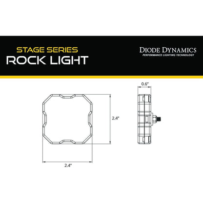 Stage Series Universal Rock Light SXS Installer Kit (4-Pack)