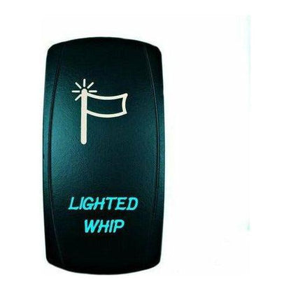 Lighted Whip Rocker Switch