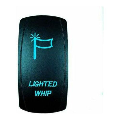 Lighted Whip Rocker Switch
