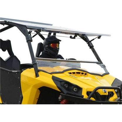 Can Am Commander Scratch Resistant Flip Windshield