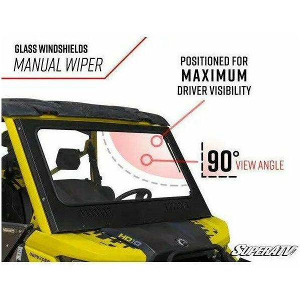 Can Am Defender Glass Windshield