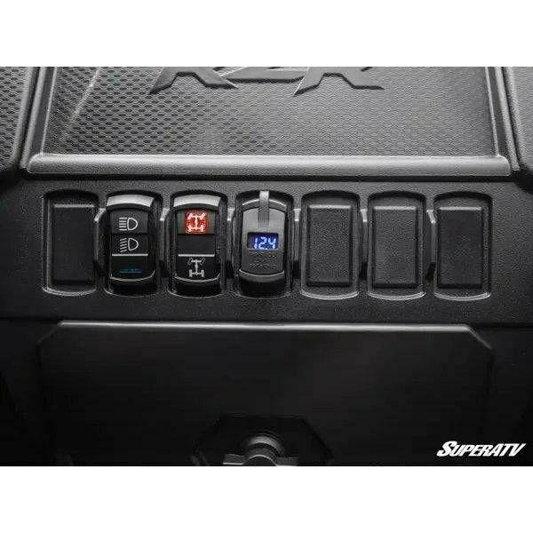 UTV Dual USB Charger with Voltmeter