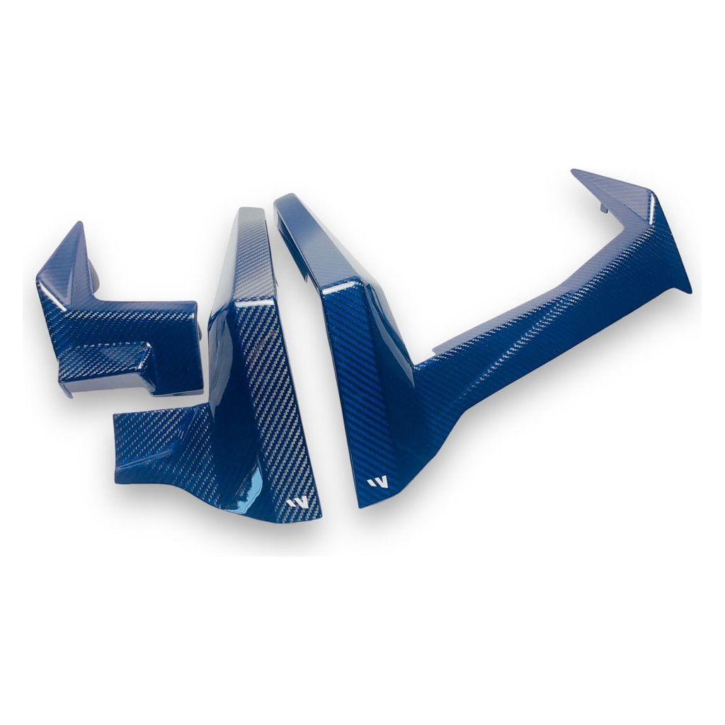 Polaris RZR Pro / Turbo R Carbon Fiber Dash Trim Kit (3-Piece)