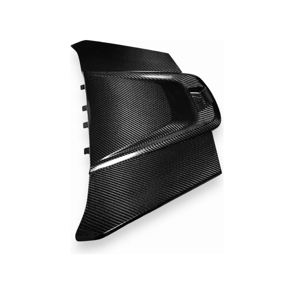 Can Am Maverick R Carbon Fiber 3-Piece Upper Center Dash Trim Kit