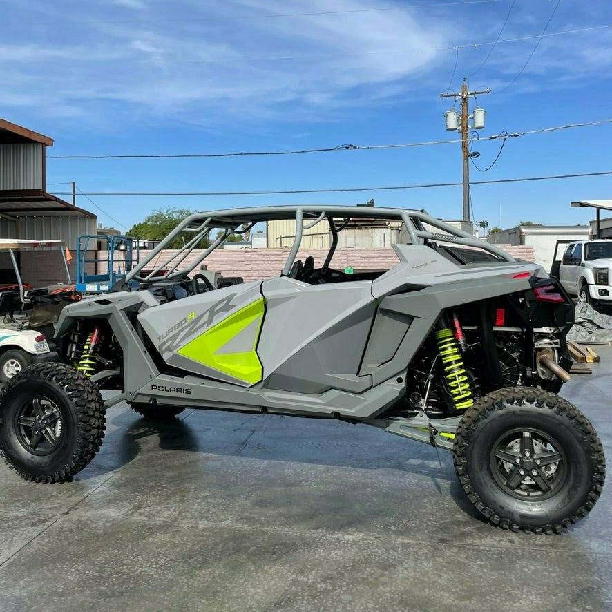 Polaris RZR Turbo R 4 Raw Roll Cage with Roof