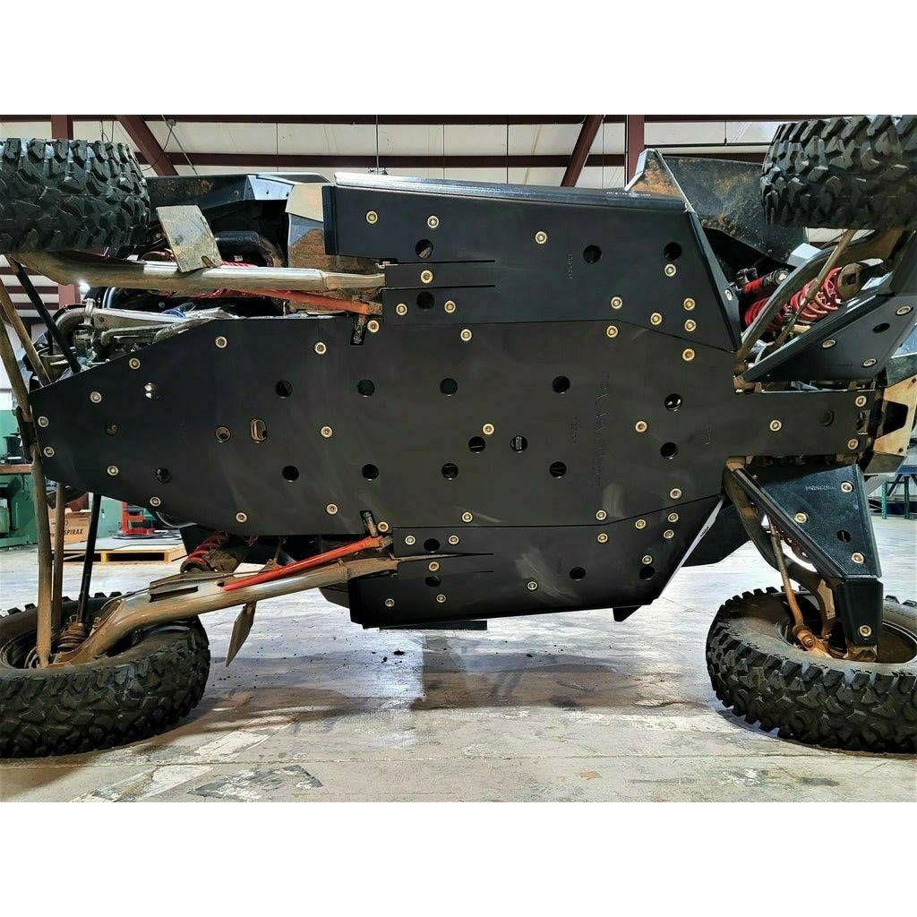 Polaris RZR Turbo R Full Skid Plate with Sliders